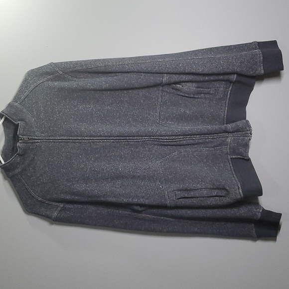 Marc Anthony sweatjacket mens's size xl x-large blue marble zip zippered… - Picture 1 of 16